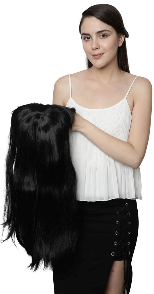 Lush Locks Long Straight With Bangs