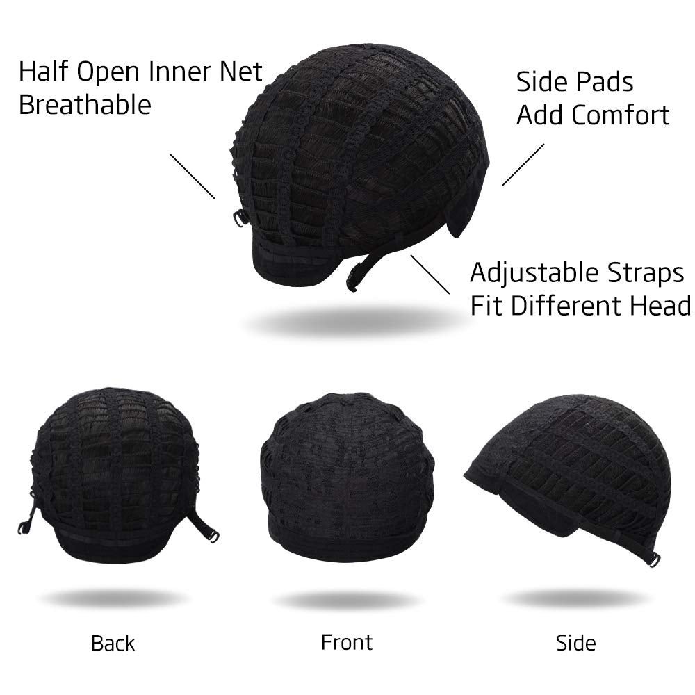 Lush Locks 23" Long Wig Big Wavy Heat Resistant Synthetic Straight Hair with Bangs