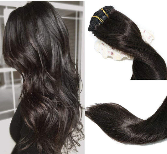 Lush Locks Human Hair Double Weft Remy Human Hair Extensions