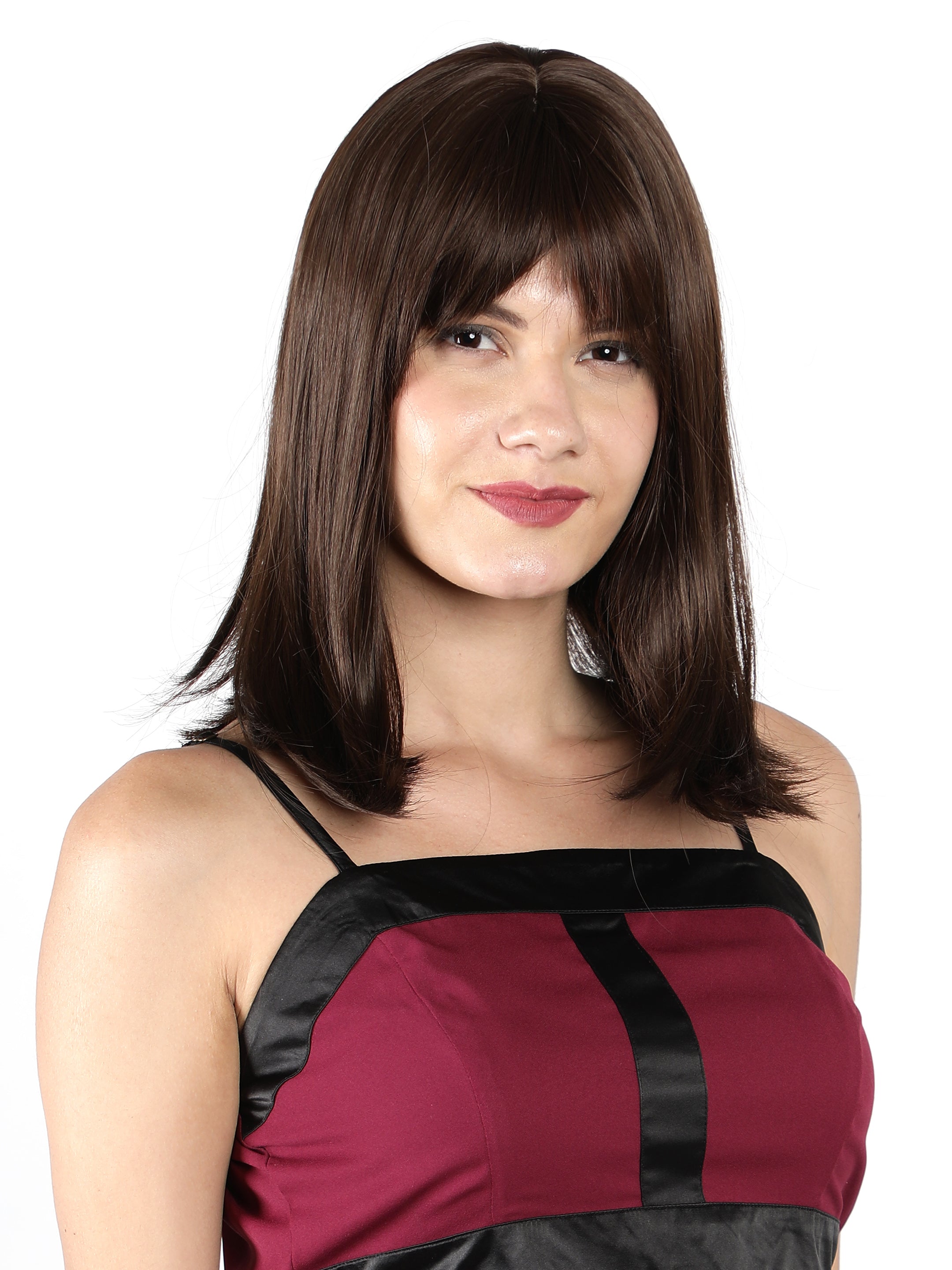 Lush Locks Short Hair Wig With Bangs