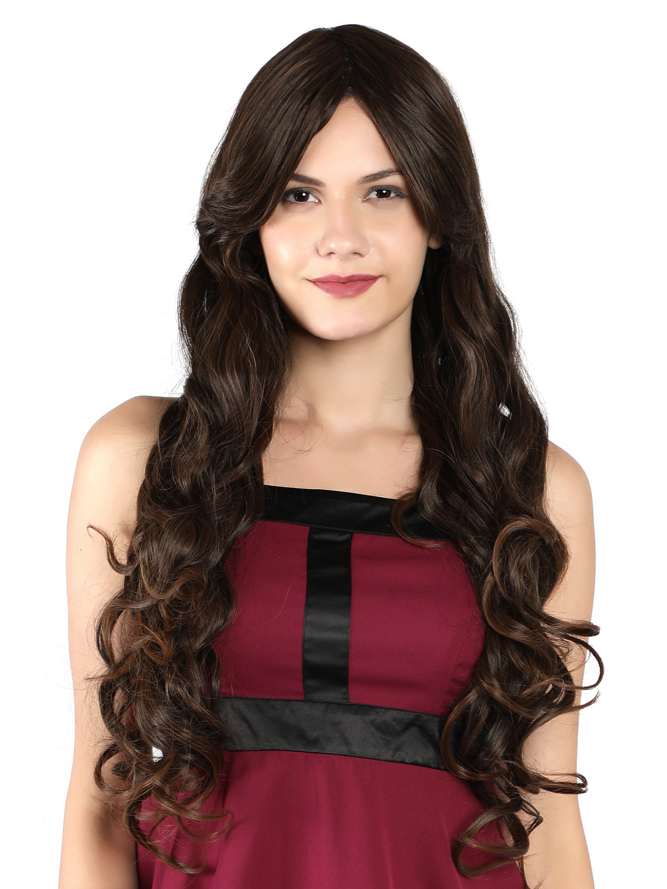 Lush locks Long Heavy Curly Wig for Women