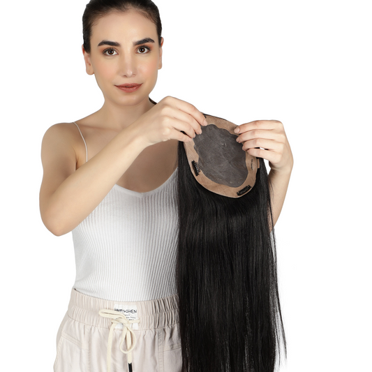 Lush Locks  20 Inch Hair Patch Hair topper for Women