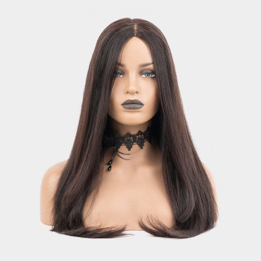 Lush locks 100% Human Hair Silk Base Wig – Natural Scalp Look, Glueless,Full Density, Soft & Breathable – Wig for Women