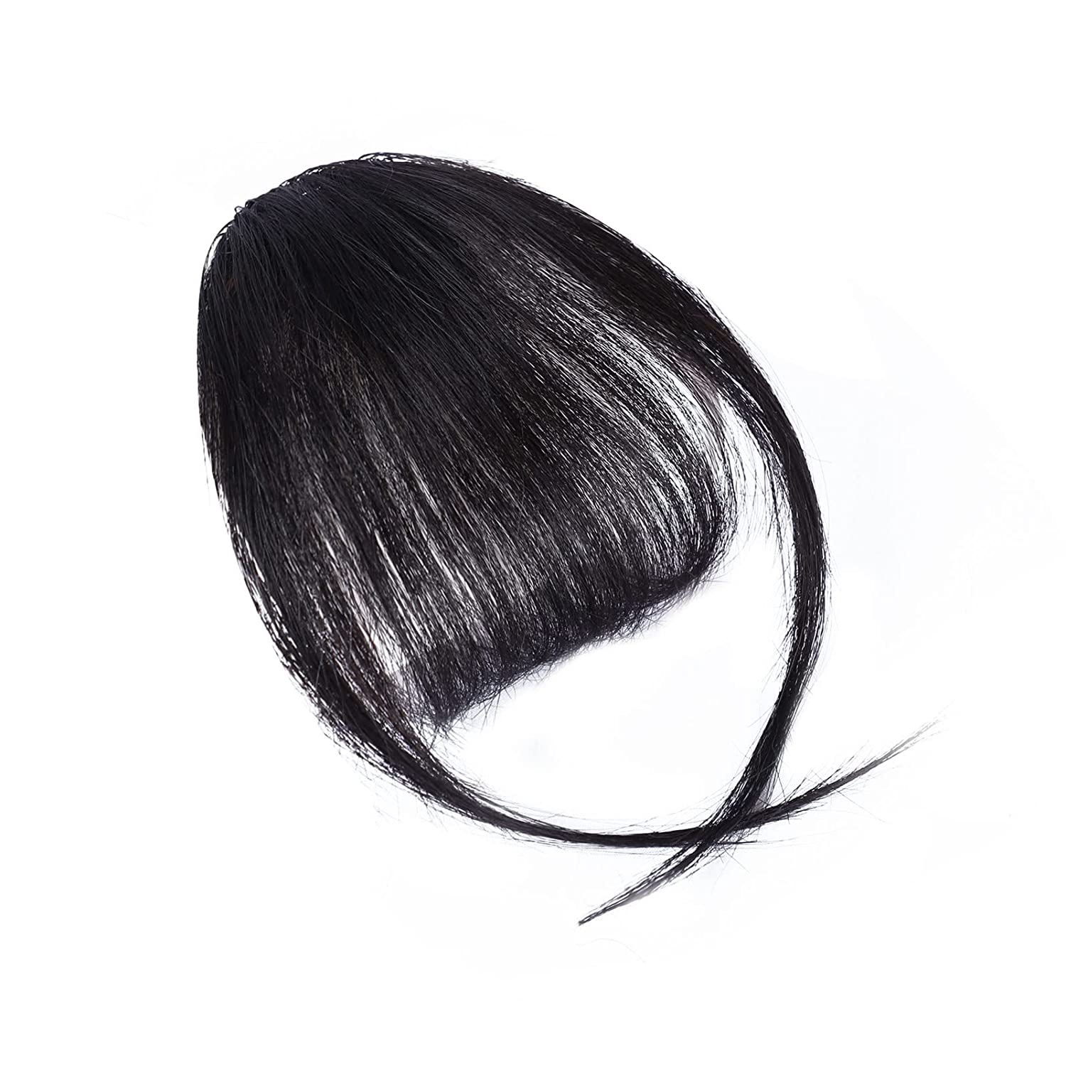 Lush Locks Real Human Hair Wispy Bangs