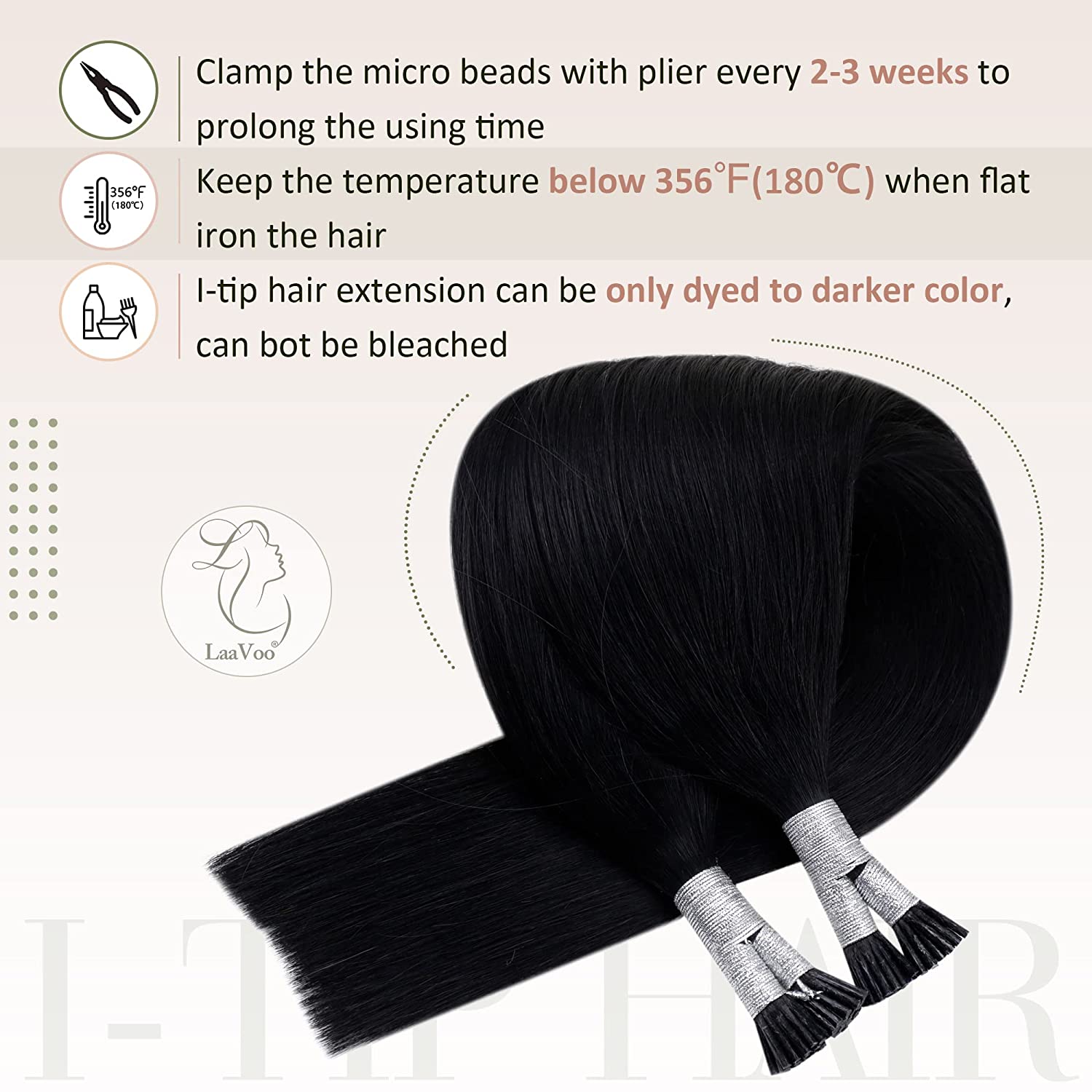 Lush Locks I Tip Hair Extensions Remy Human Hair