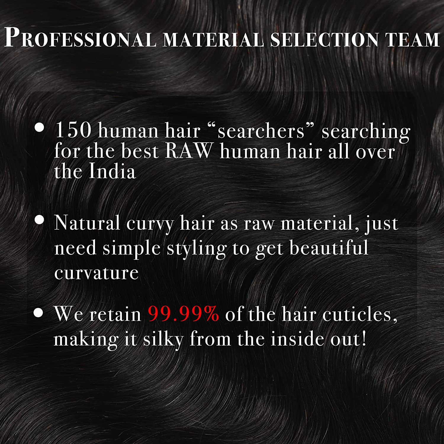 Lush Locks Body Wave RAW Human Hair Bundles