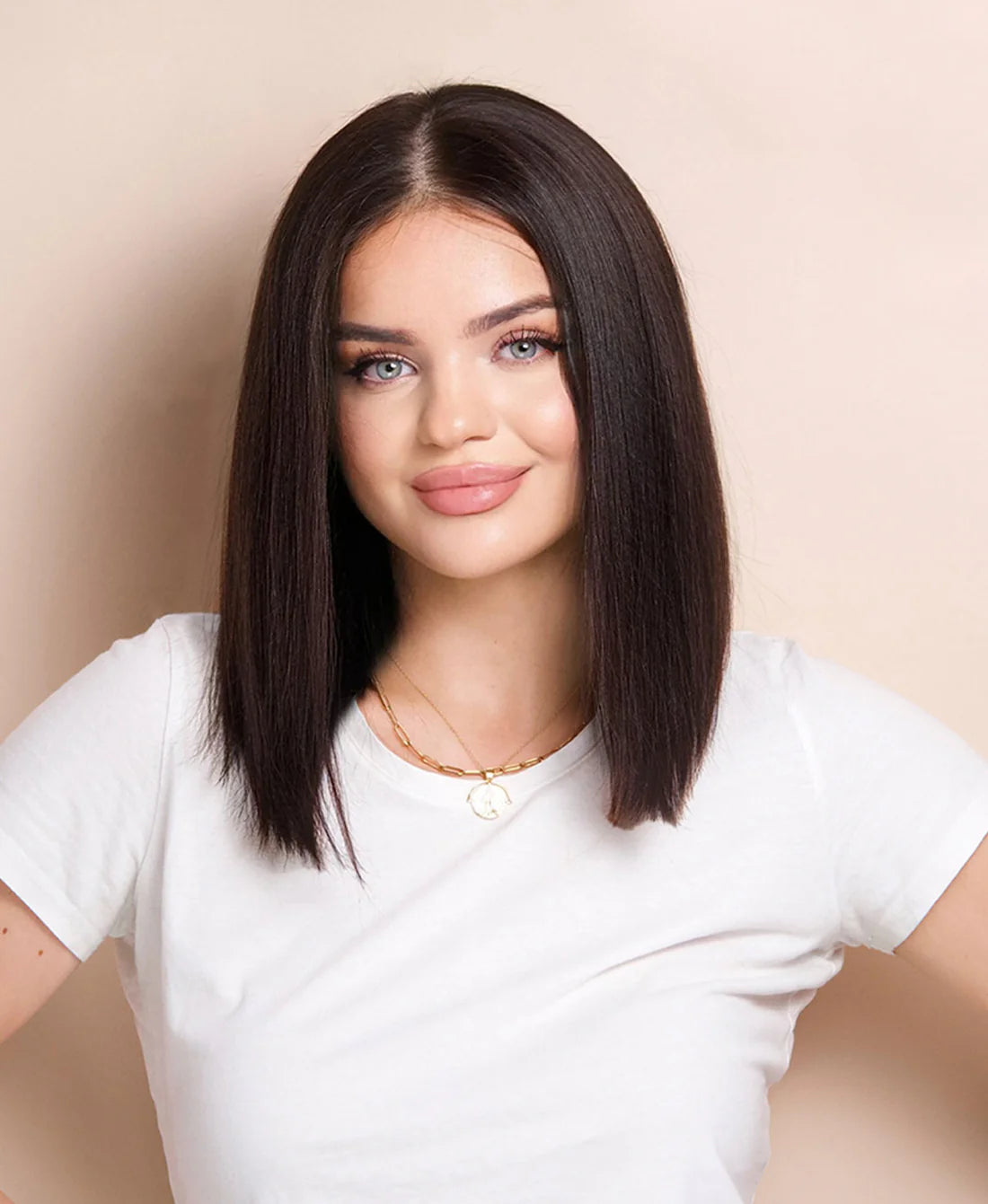 Lush Locks Front Lace Long BoB human Hair wig