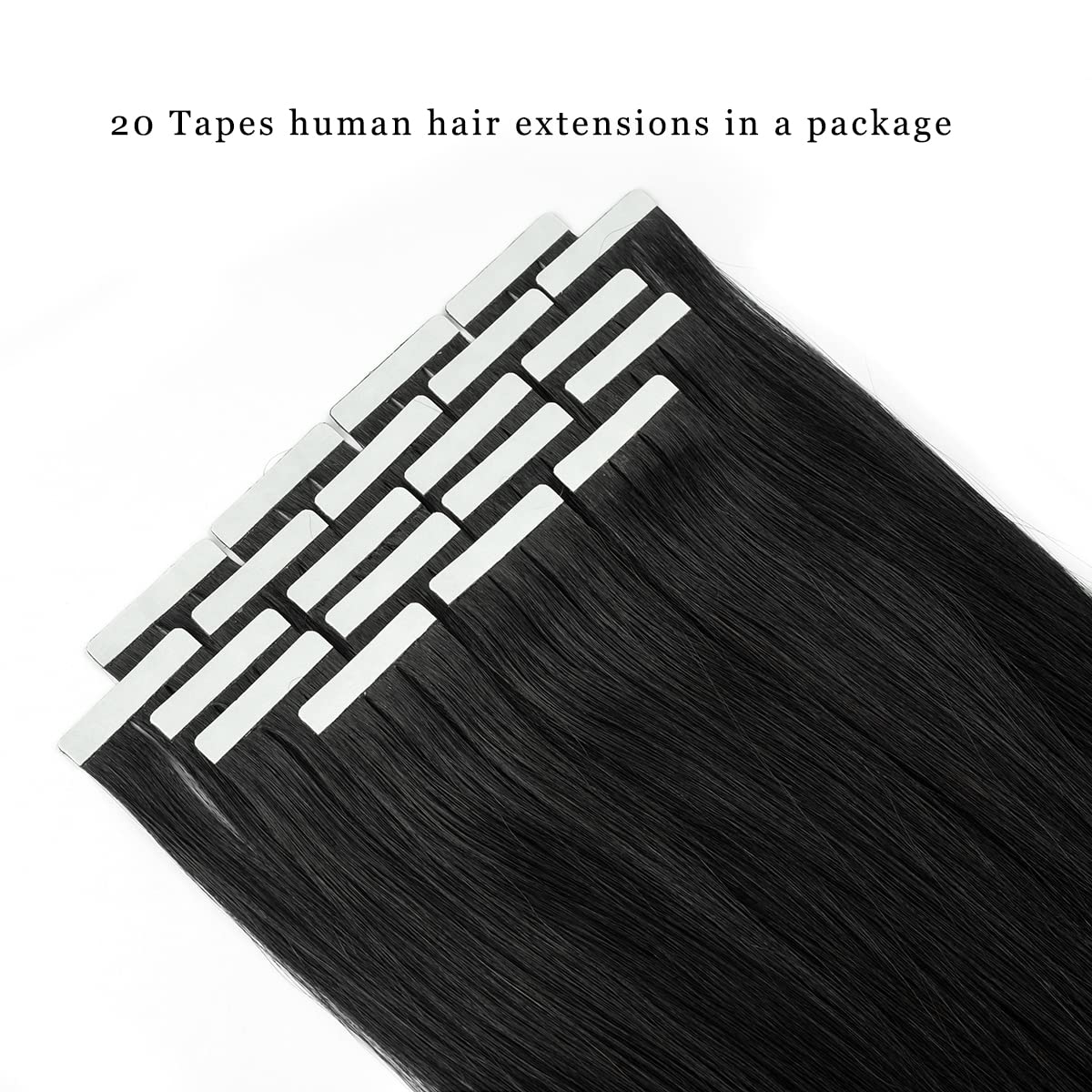 Lush Locks Human Hair Extensions Remy Tape Hair Extensions 50 Grams