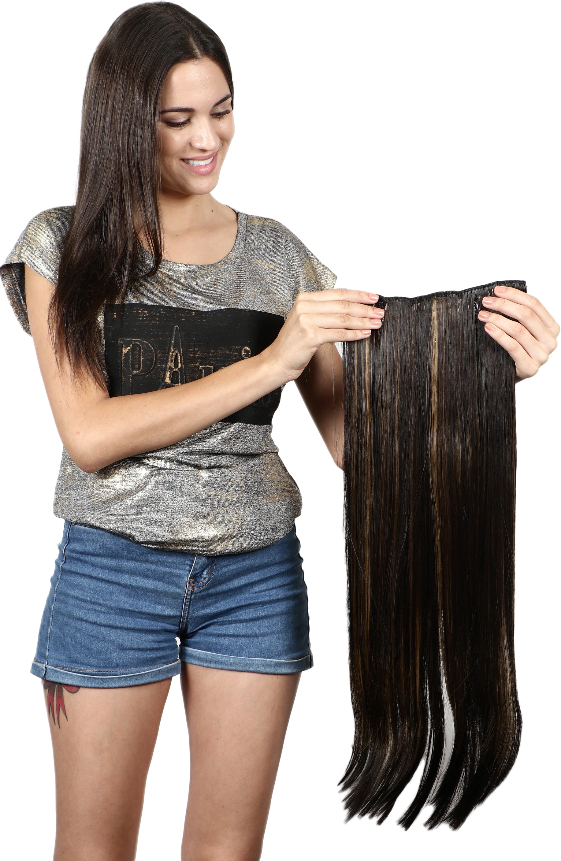 Lush Locks  Straight Dirty Blonde Hair Extensions