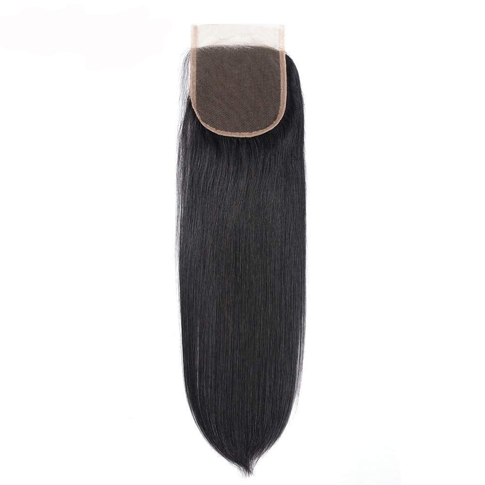 Lush Locks  Virgin Straight Human Hair Lace Closure