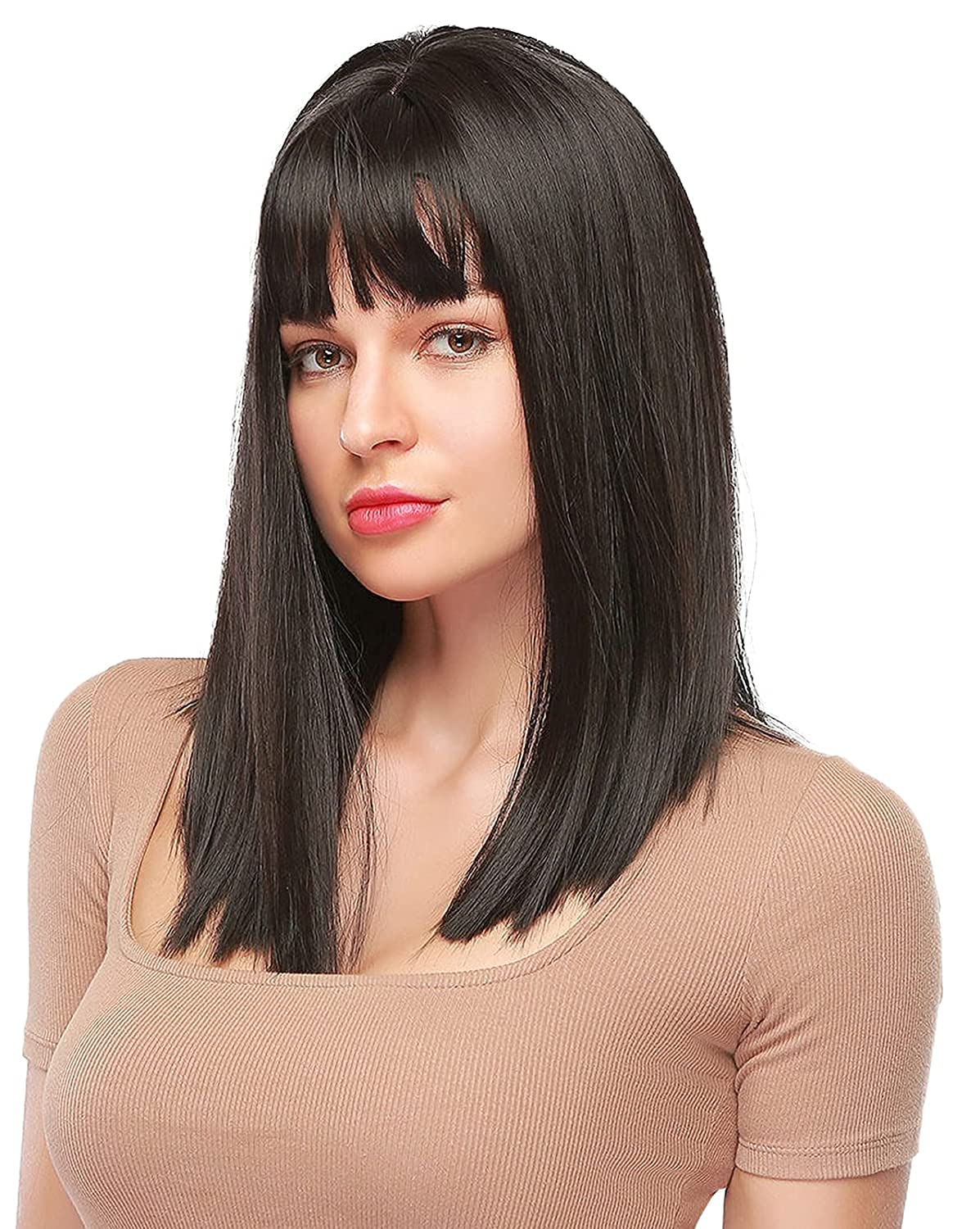 Lush Locks Priscilla Medium Brown Hair Wig