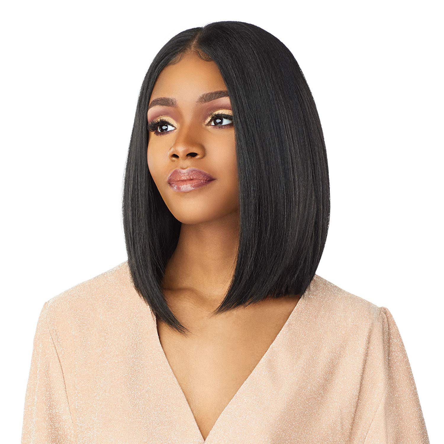 Lush Locks Sensual Straight Short Bob Hair wig