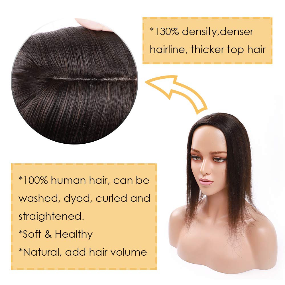 Lush Locks Lace Hair Topper for thinning Hair for Girls & Women