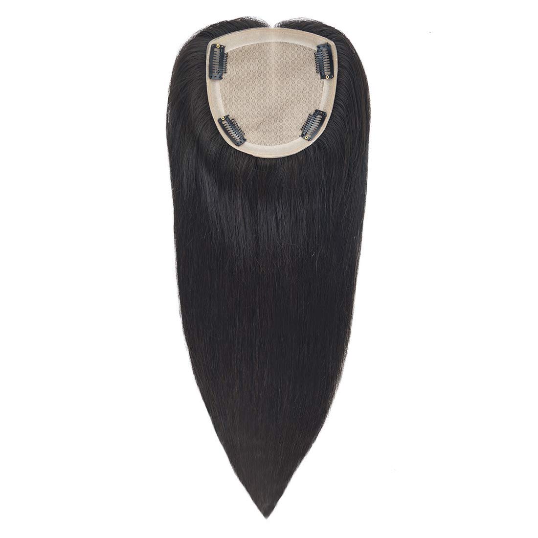 Lush Locks Human Hair Toppers For Women Clip